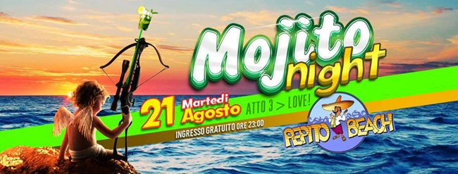 Mojito night Pepito beach 21 agosto 2018