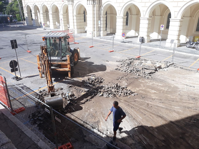 Scavi Piazza San Giustino Chieti
