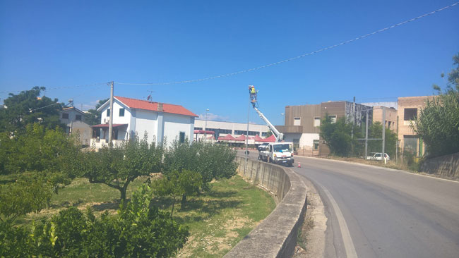 Spoltore sostituzione punti luce