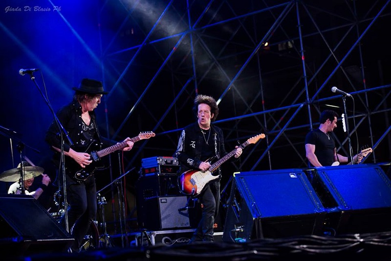 Willie Nile e la band a Francavilla al Mare 2018