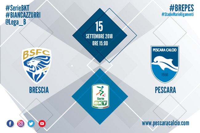 Brescia Pescara webcronaca dove seguirla