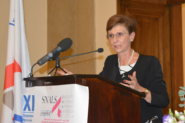 Elvira Serafini segretario nazionale Snals