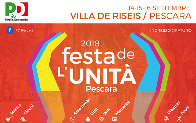 Festa dell'Unità Pescara 2018