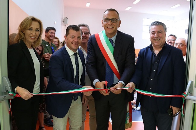 inaugurazione palestra via Rubicone