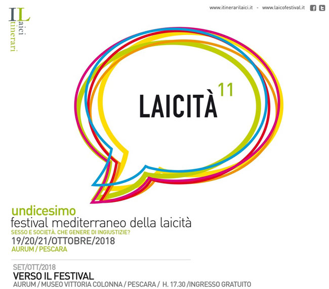 Festival Mediterraneo della Laicità 2018 programma
