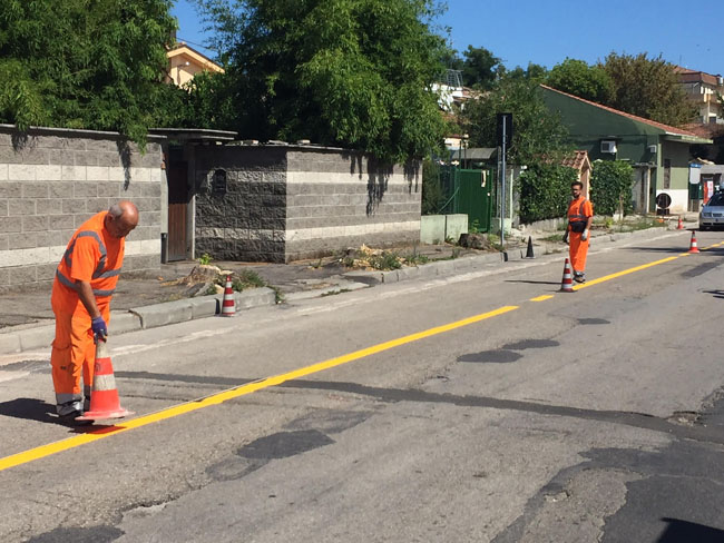 lavori via aterno Pescara