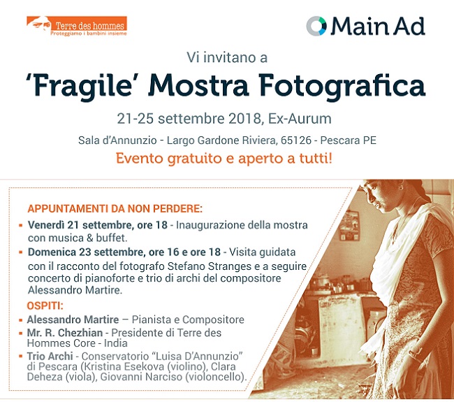 mostra fragile Pescara