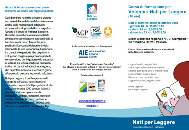 volontari nati per leggere