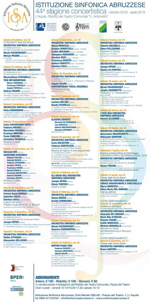 isa 2018 programma