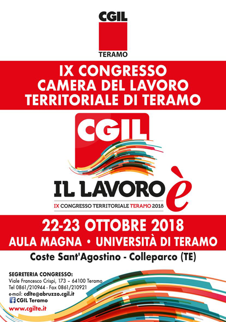 locandina congresso cgil