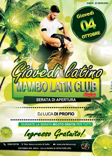 Mambo latin club 4 ottobre 2018