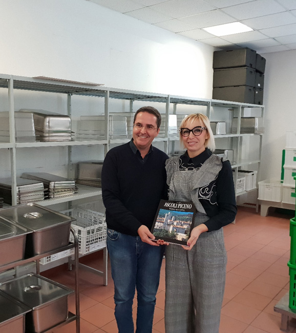 Cristina Marroni con l'assessore Massimiliano Brugni