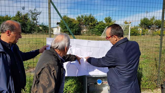 Montesilvano lavori antistadio