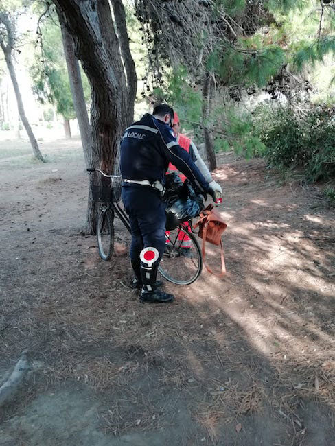 sgombero pineta Montesilvano