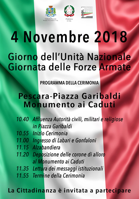 celebrazioni 4 novembre 2018