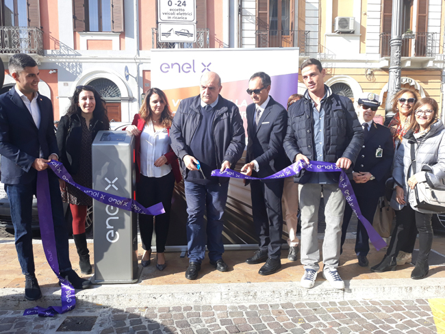 Chieti progetto Green Car nuove stazioni ricarica elettrica