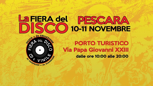 la fiera del disco Pescara 2018