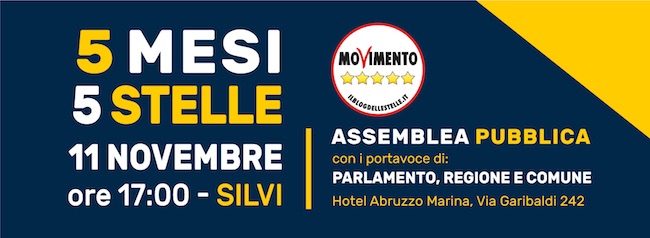 m5s evento Silvi