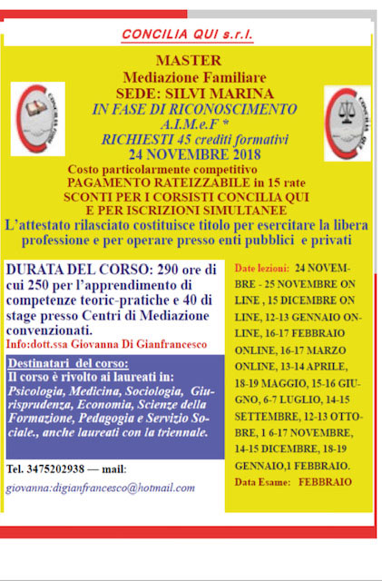 mediazioni familiari