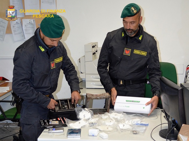 sequestro droga Pescara
