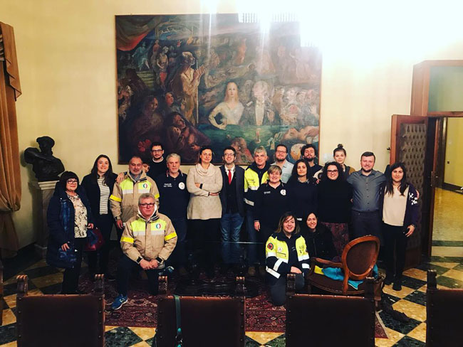 Giovani dall'Europa nei luoghi del terremoto