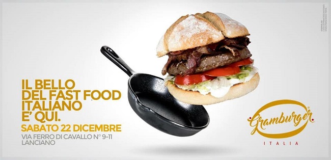 Lanciano, Gramburger: apre il primo fast food all'italiana