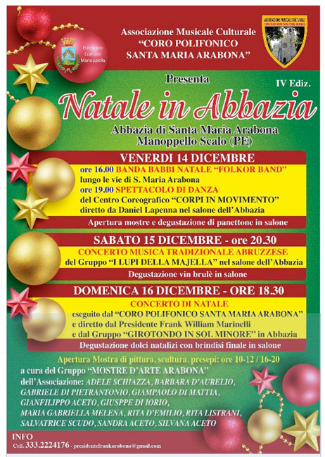 Manoppello Natale in Abbazia 2018