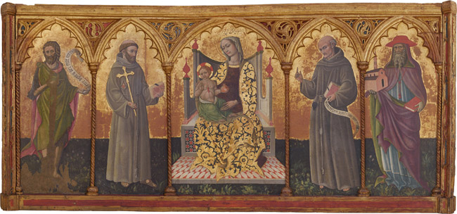 polittico Madonna del Melograno