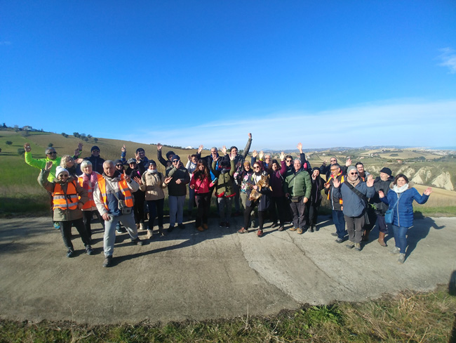 escursione invernale borsacchio