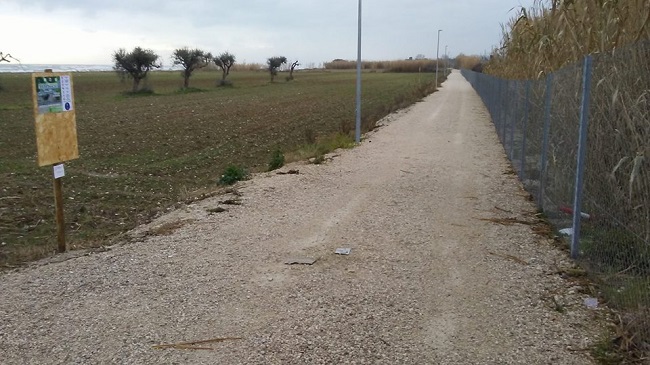 pali rimossi dai vandali