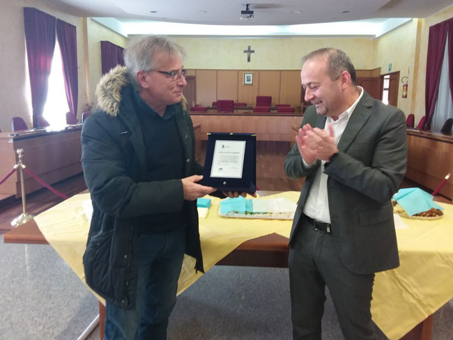 Spoltore, pensionamento di D'Amore: festa in Comune