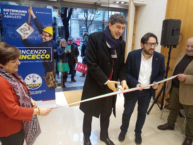 taglio nastro D'Incecco Marsilio