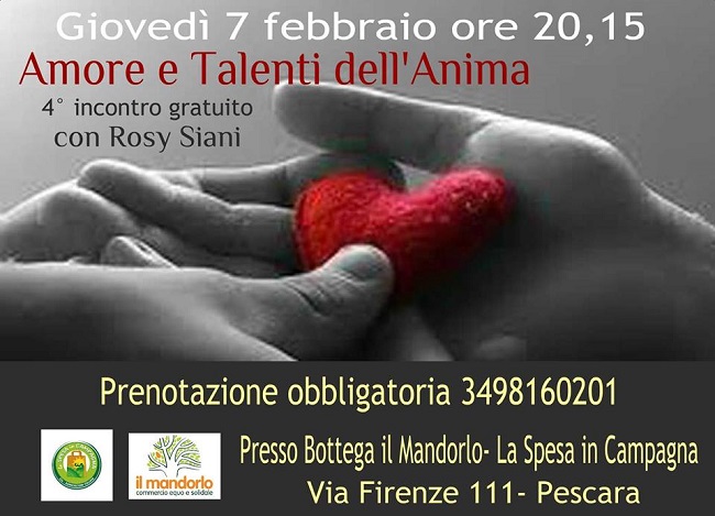 Amore E Talenti Dell Anima Con Rosy Siani A Pescara
