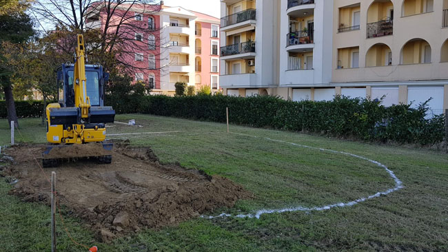 lavori campo fosso foreste