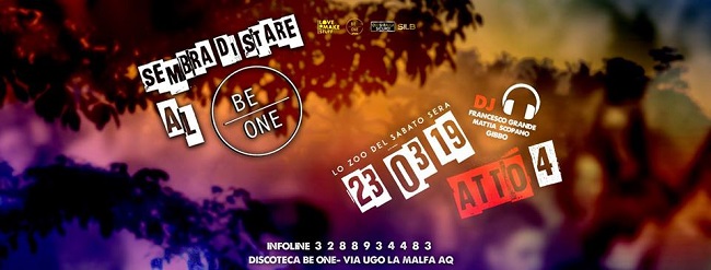 be one 23 marzo