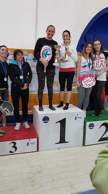 campionati beach tennis podio
