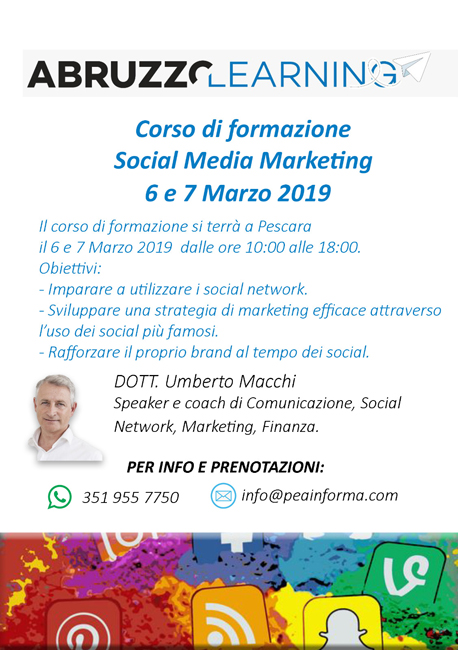 corso social marketing 2019