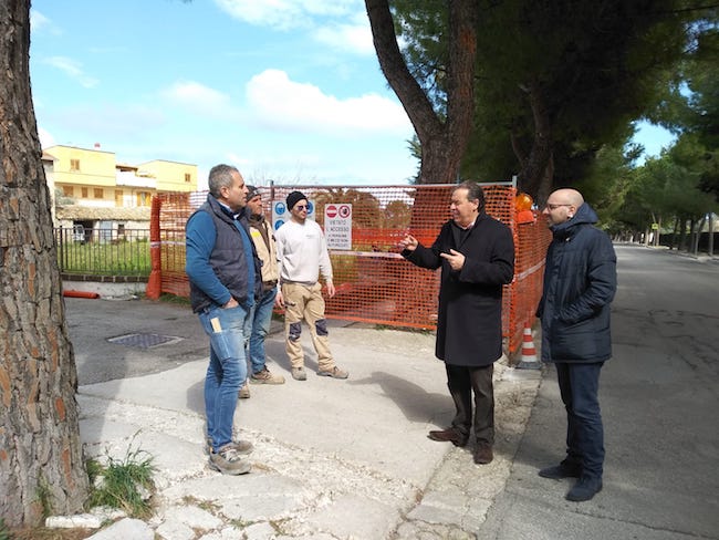 Fossacesia, al via i lavori su viale San Giovanni in Venere