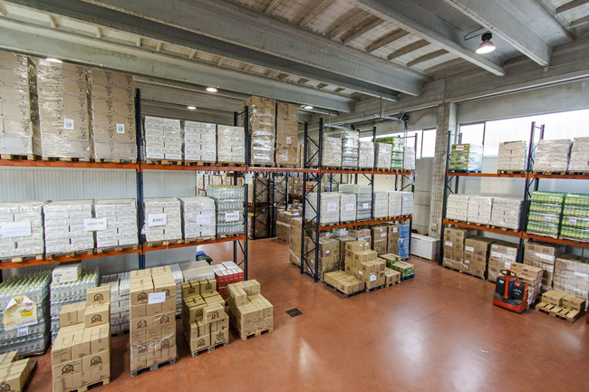 interno banco alimentare Abruzzo