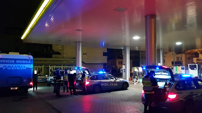 posto di blocco Polizia