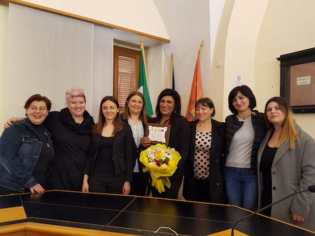 visita sindaco donna dakar rose wardini