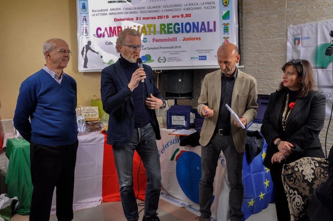 Campioni Regionali di bocce, oggi la premiazione a Gioia dei Marsi