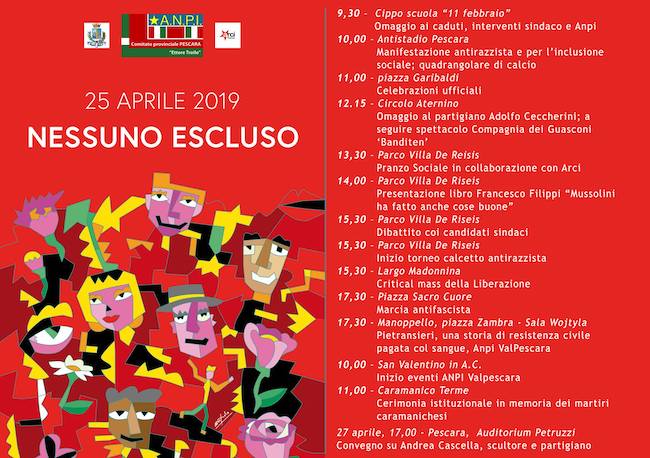 anpi 25 aprile 2019 Pescara