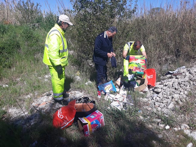 rifiuti abbandonati Fossacesia
