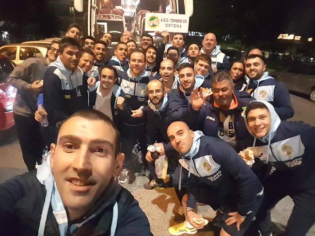Tombesi selfie da Roma