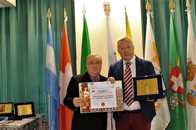 Valerio Giovanni Ruberto e il M° Cesare Valentini Valerio Giovanni Ruberto e il M° Cesare Valentini