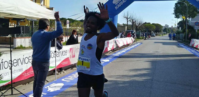  Biniyam Senibeta Adugna vince a L'Aquila