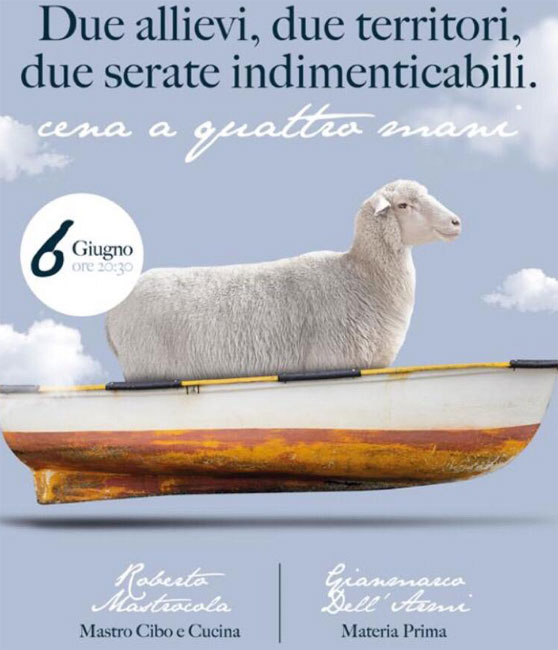 cena quattro mani 6 giugno 2019