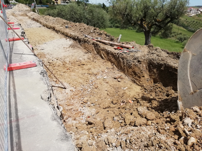 spercola Teramo lavori