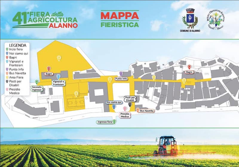mappa fiera agricoltura